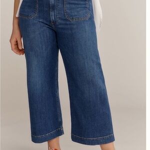 Colette crop wide leg jeans by Maeve (Anthropologie)